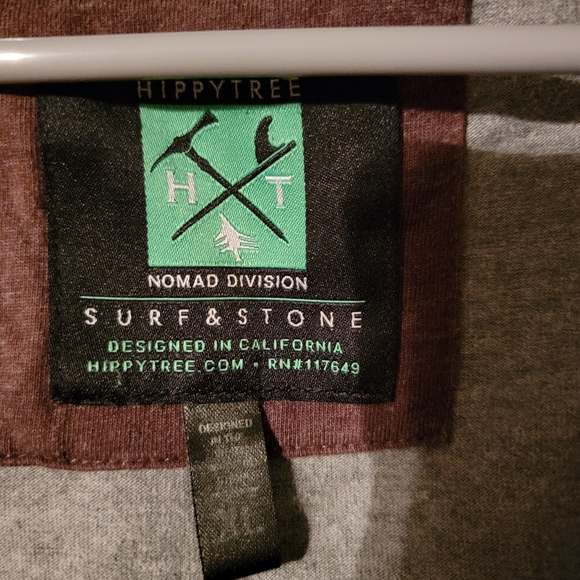 Men's Hippy Tree Zip Up Hoodie - Picture 3 of 3